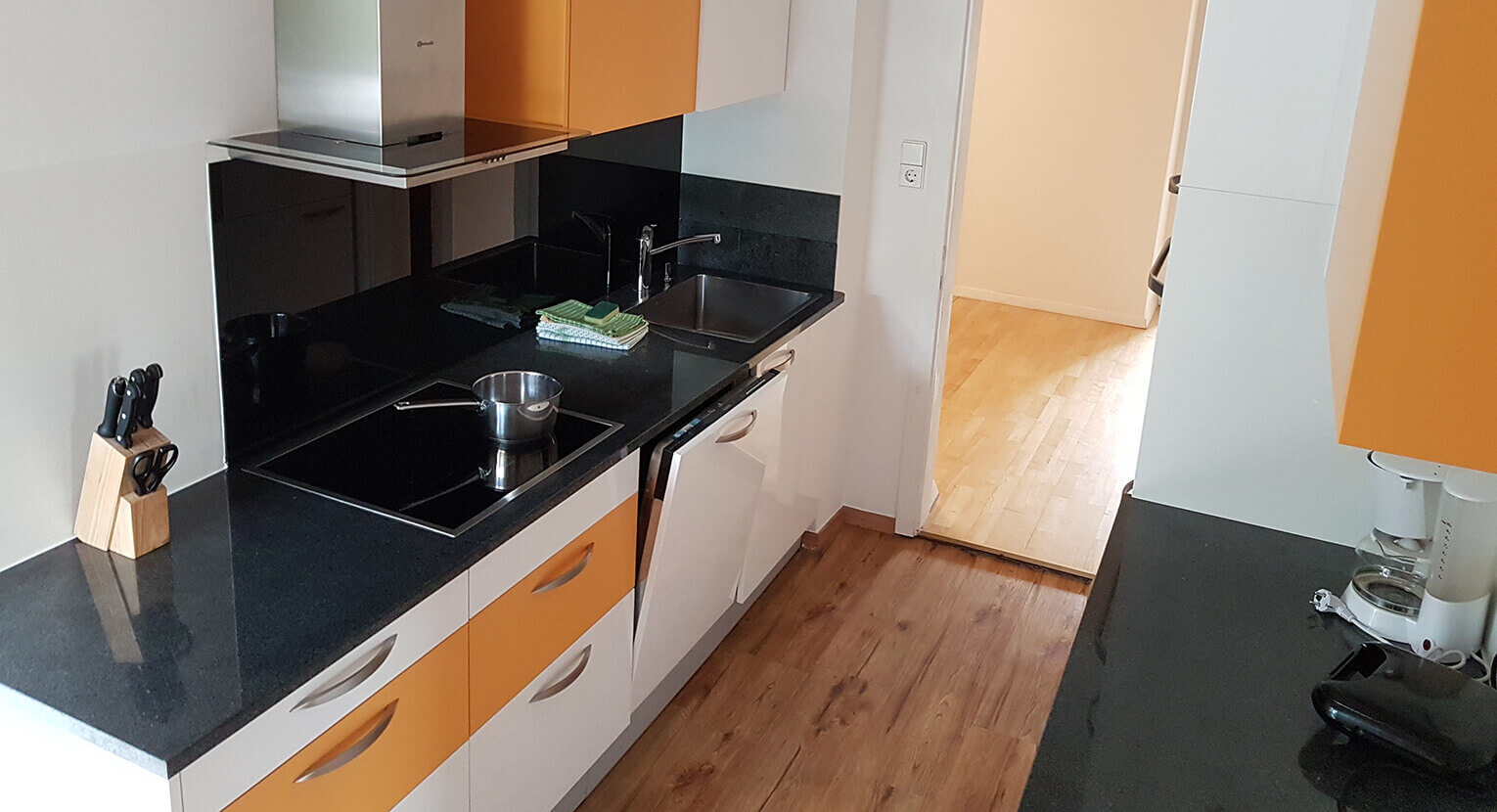 Küche im Apartment