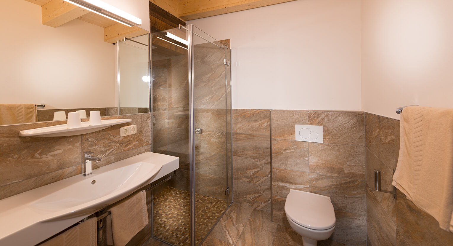 Badezimmer mit Toilette