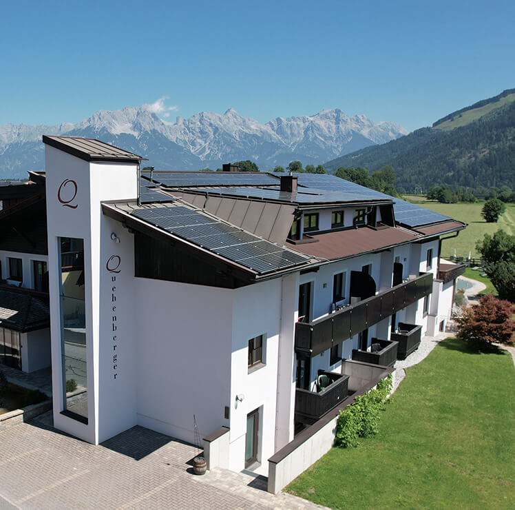 Hotel Quehenberger Drohnenaufnahme